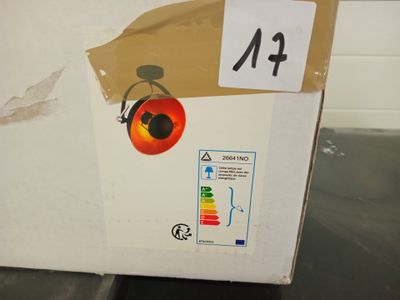 @@@ 2 plafonnier FUZIO noir et doré - NEUF EN CARTON - VENDU…