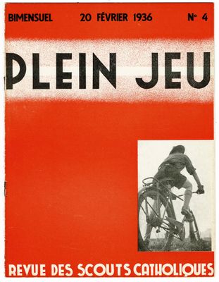 une vieille affiche représentant un homme à vélo sur une route