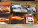 a box of electronics that is sitting on a table