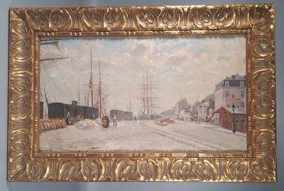 une photo d'un tableau accroché au mur