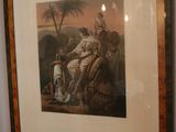 a picture of a painting hanging on the wall of a room