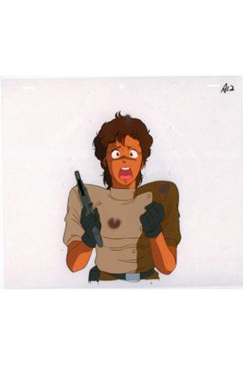 an image of a cartoon of a man holding a gun