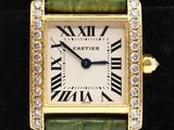 an image of a close up of a wrist watch with diamonds on it