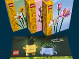 trois boîtes de Lego posées les unes à côté des autres