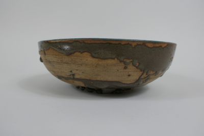 Auguste DELAHERCHE (1857-1940) Coupe creuse en grès en parti…