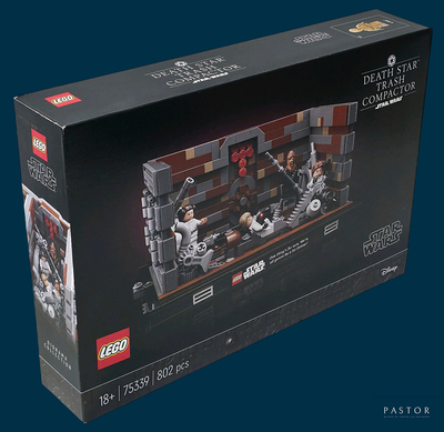 une boîte contenant un ensemble Lego Star Wars