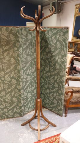 Porte-manteau perroquet en bois H : 182