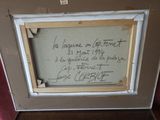 une photo d'une image sur laquelle figure un texte, dans un cadre