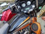 a motorcycle that is parked in front of a building
