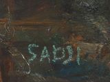 an image of a painting with the word sabat written on it