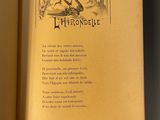 an open book with a picture of a horse on it