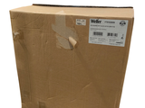 a cardboard box that is sitting on a white surface