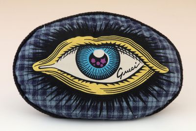 an image of a close up of a blue eye on a black and white background