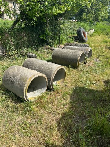 5 buses béton. L : 460, Diam 50