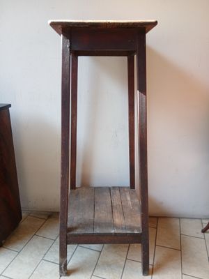 Sellette Bois naturel. Hauteur : 123 cm.