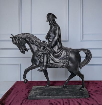 Paul LEMOINE (1784/1873). Empereur NAPOLEON Ier, portrait éq…