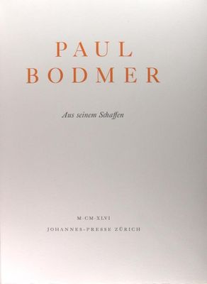 Paul Bodmer, par Paul Bodmer