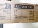 a box with a price label on it sitting on a table