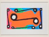 une image représentant une œuvre d'art orange