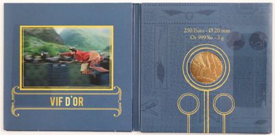 an image of a blue book with a picture of a man on a boat