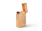 gold lighter on a white background with a white background