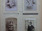 an old photo of a group of photos of a young child