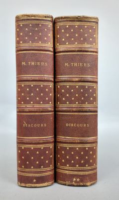 THIERS (Adolphe) : Recueils de 12 discours de Thiers à la Ch…
