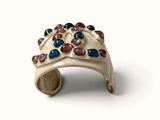 an image of a ring with stones on it