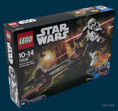 a box with a lego star wars action figure on it
