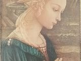 an image of a painting of a woman holding her hands in front of her face