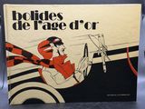 un vieux livre avec la photo d'une femme au volant d'une voiture