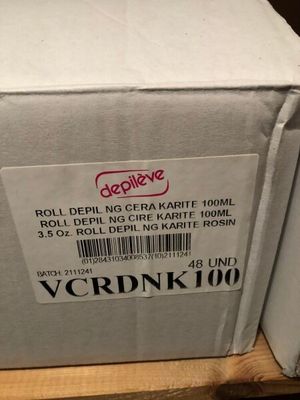 1 carton contenant des consommables de cire