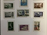 a picture of a picture of a collection of stamps on display