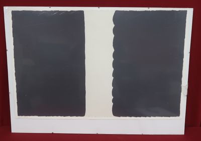 a picture of a picture of a window with a red frame