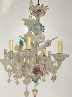 a chandelier that has a bunch of candles on it