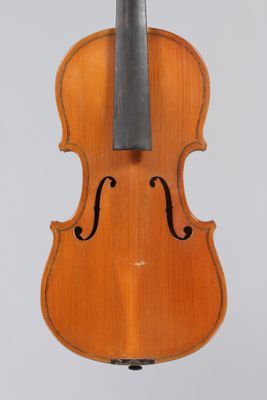 an old violin with a bow on a white background