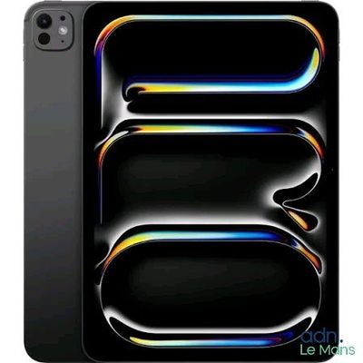 the back of an iphone with a black background and colorful lines
