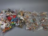a lot of small bags of candy on the table