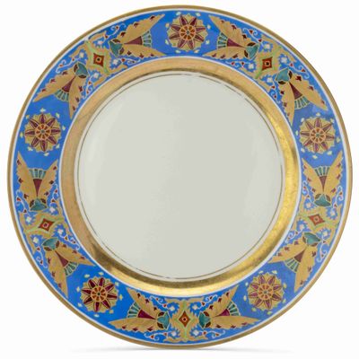 Assiette EN Porcelaine Russe DU Service Gothique