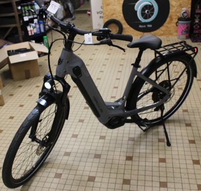 a bicycle that is parked in a store