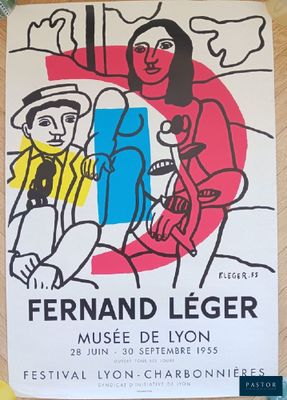une affiche sur laquelle figurent les dessins d'un homme et d'une femme