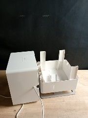une boîte blanche contenant une cigarette