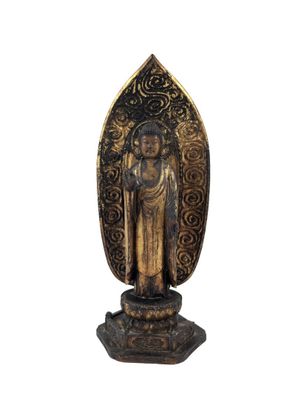 an image of a statue of a buddha on a white background