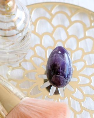 Lot de 62 Oeufs de Yoni en Améthyste (Moyen, Sans) - vendus …