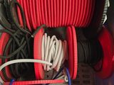 a bunch of wires and cords in a box