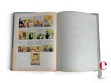an open book with pictures of people in it
