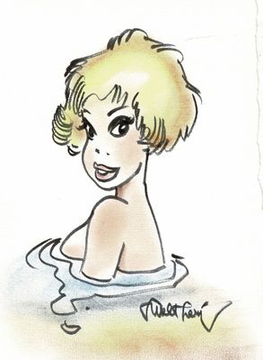 François Walthéry = Natacha, dessin original à l'encre de ch…