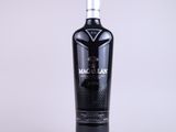 a bottle of macallan black wine on a white background
