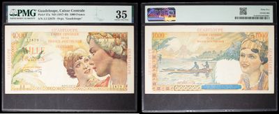 three different bank notes with a picture of a man and a woman on them