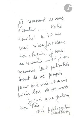 an image of a handwritten letter from a man who is holding a tennis racquet
